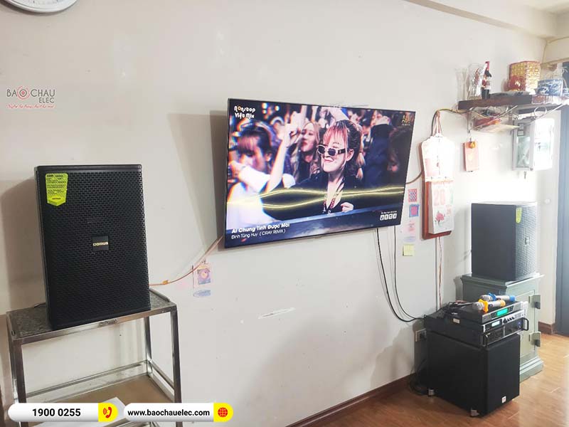 Lắp đăt dàn karaoke anh Hoàng Anh tại Hà Nội