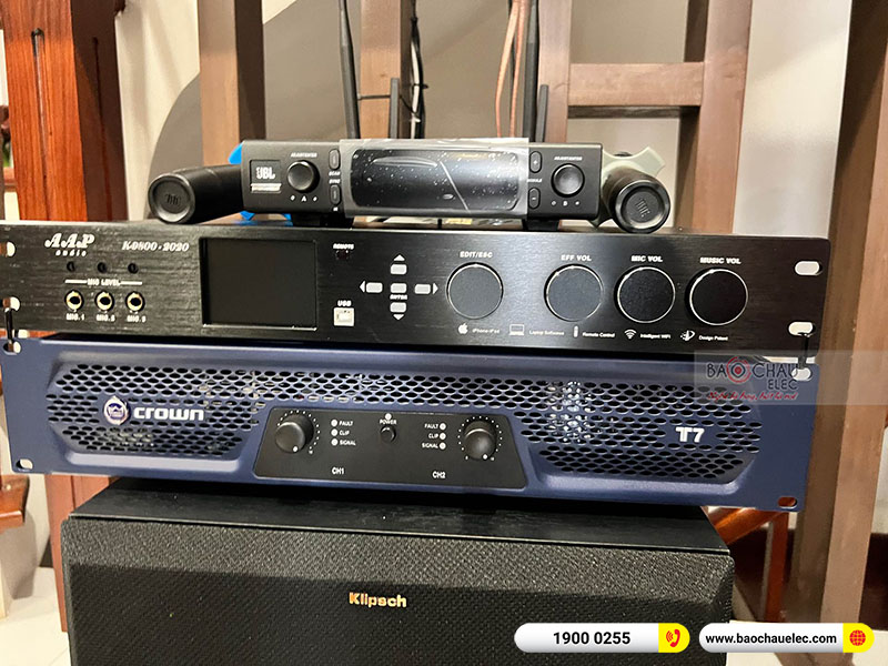 Lắp đăt dàn karaoke gia đình anh Quyết tại Hà Nội