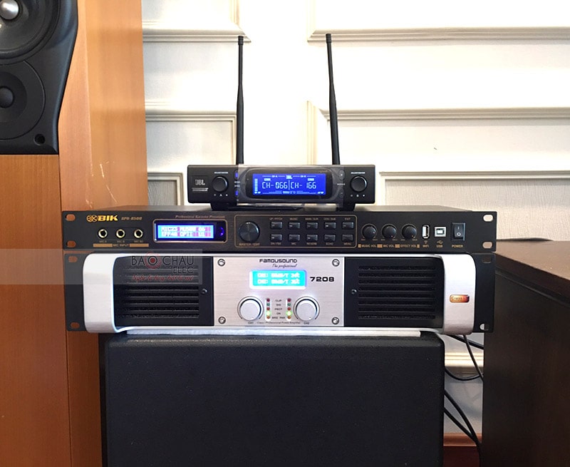 Dàn karaoke cao cấp của gia đình anh Sơn h3
