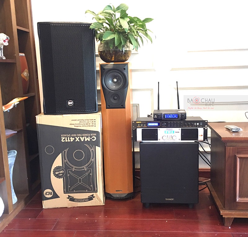 Dàn karaoke cao cấp của gia đình anh Sơn h4