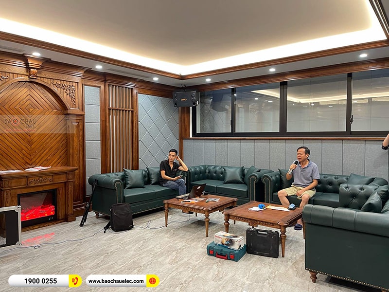 Lắp đặt dàn karaoke gia đình chú Dũng