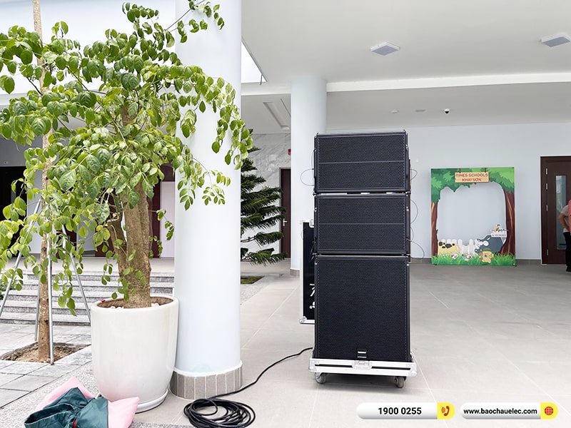 Lắp đặt dàn Line Array trị giá hơn 80 triệu cho Trường THCS Times School tại Hà Nội (Temeisheng LT-15, Yamaha MG12XU, UGX12, BKSound M8)