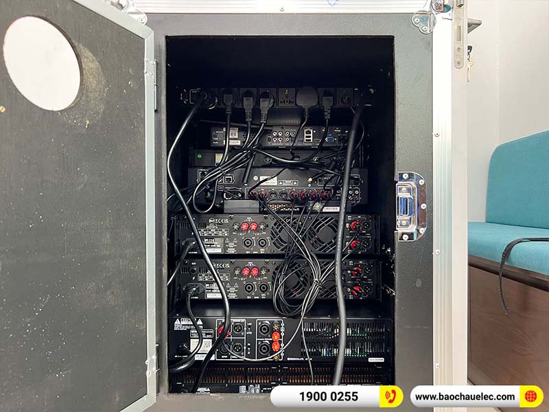 Lắp đặt phòng karaoke, nghe nhạc, xem phim hơn 340tr cho chú Nghiệp tại Hà Nội (CMAX 4112, IPS 2.5K, VM420A, FP14000, K9900II Luxury,…)