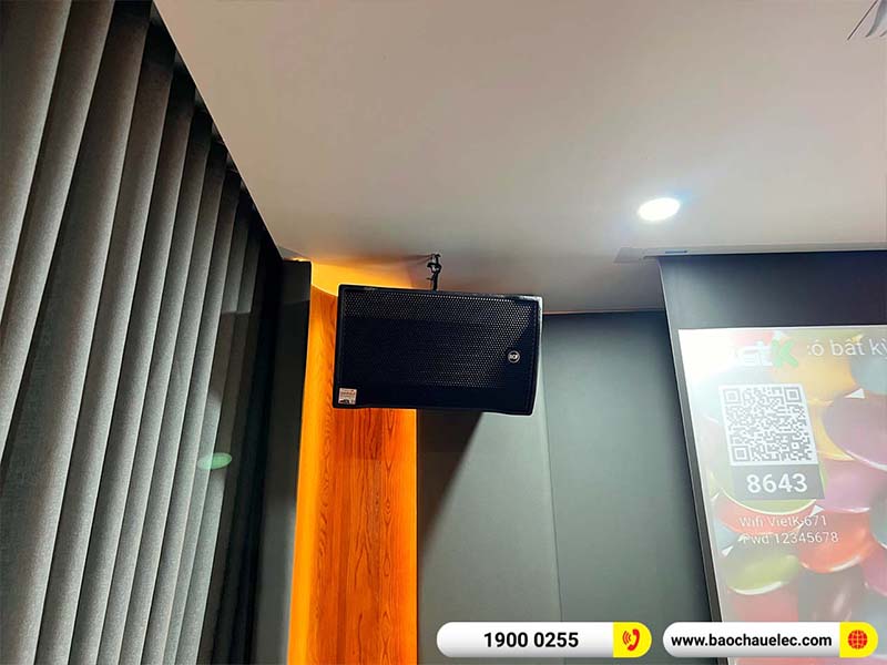 Lắp đặt phòng karaoke, nghe nhạc, xem phim hơn 340tr cho chú Nghiệp tại Hà Nội (CMAX 4112, IPS 2.5K, VM420A, FP14000, K9900II Luxury,…)