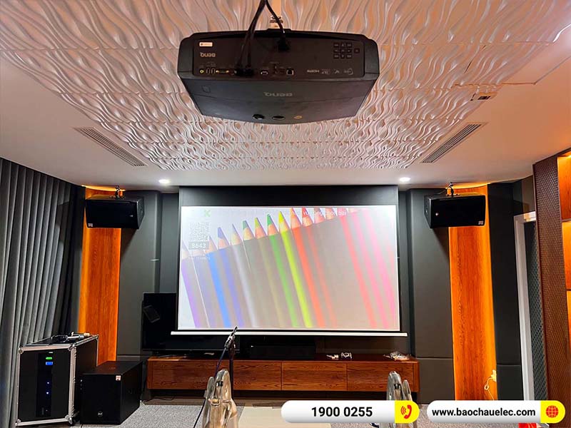 Lắp đặt phòng karaoke, nghe nhạc, xem phim hơn 340tr cho chú Nghiệp tại Hà Nội (CMAX 4112, IPS 2.5K, VM420A, FP14000, K9900II Luxury,…)