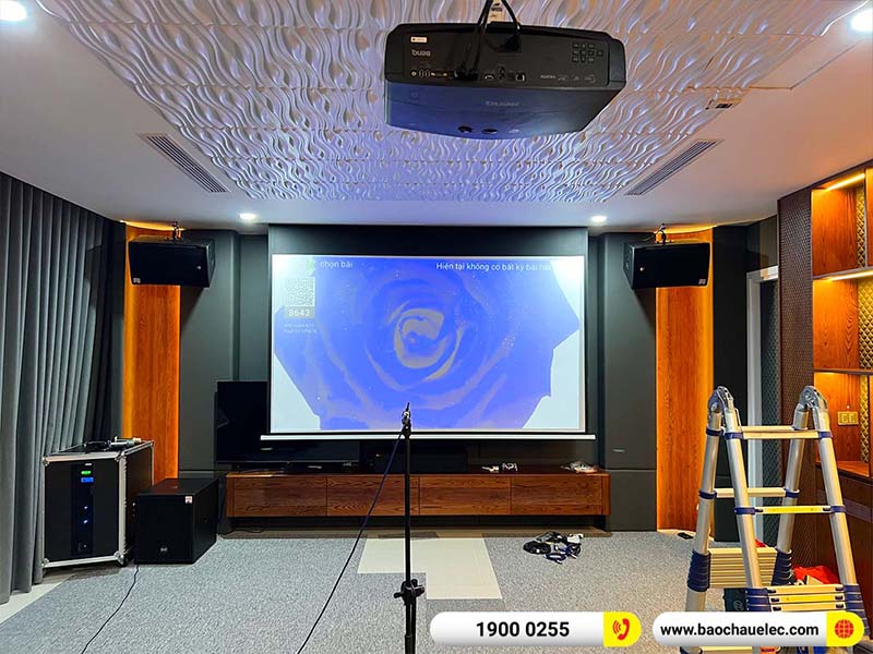 Lắp đặt phòng karaoke, nghe nhạc, xem phim hơn 340tr cho chú Nghiệp tại Hà Nội (CMAX 4112, IPS 2.5K, VM420A, FP14000, K9900II Luxury,…)