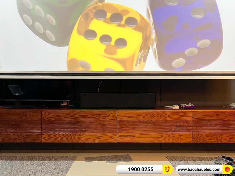 Lắp đặt phòng karaoke, nghe nhạc, xem phim hơn 340tr cho chú Nghiệp tại Hà Nội (CMAX 4112, IPS 2.5K, VM420A, FP14000, K9900II Luxury,…)