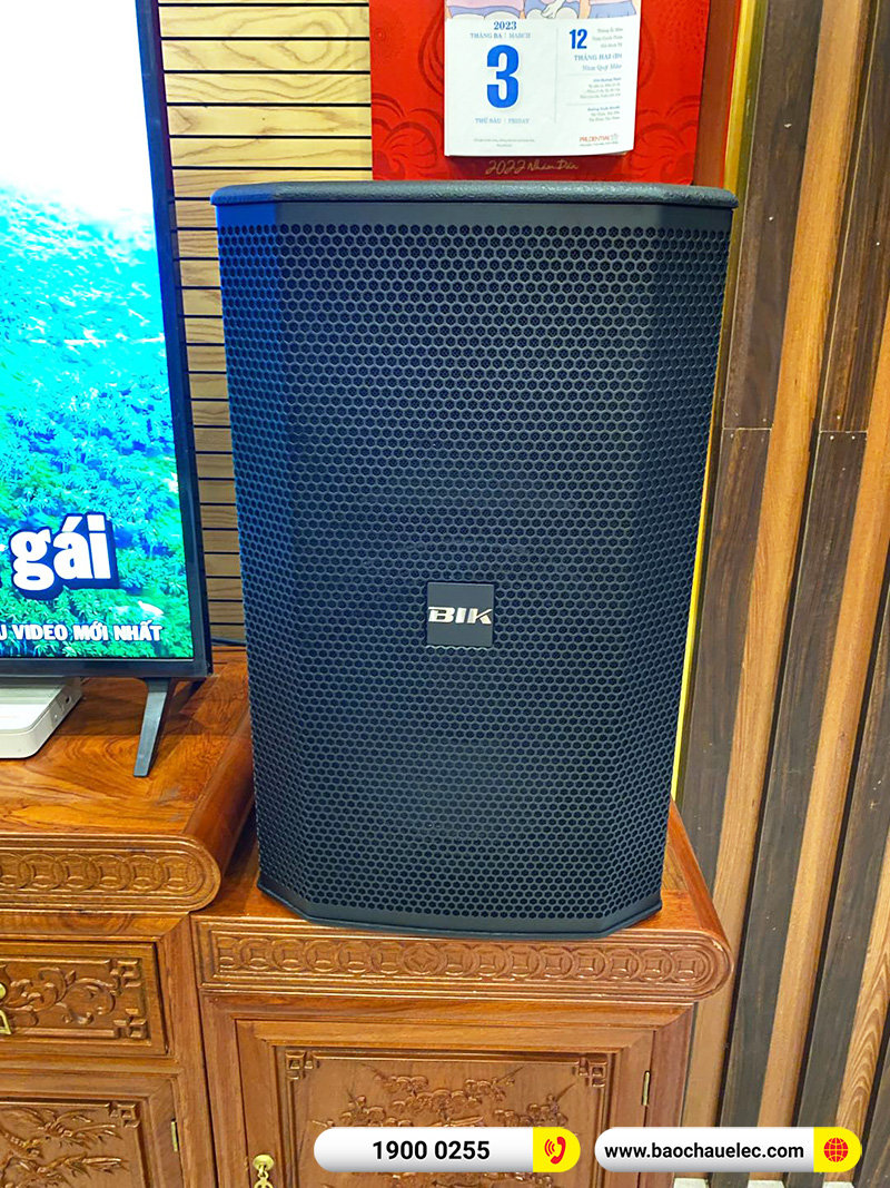 Lắp đặt dàn karaoke trị giá gần 40 triệu cho anh Bằng tại Hà Nội (BIK BSP 412II, BPA-6200, BPR-5600, BIK BJ-U500) 
