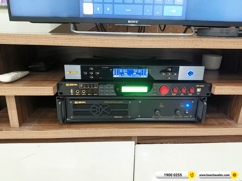 Lắp đặt dàn karaoke trị giá gần 40 triệu cho anh Duy tại Hà Nội (BMB CSD 880SE, VM620A, BPR-5600, SW512B, BIK BJ-U500) 