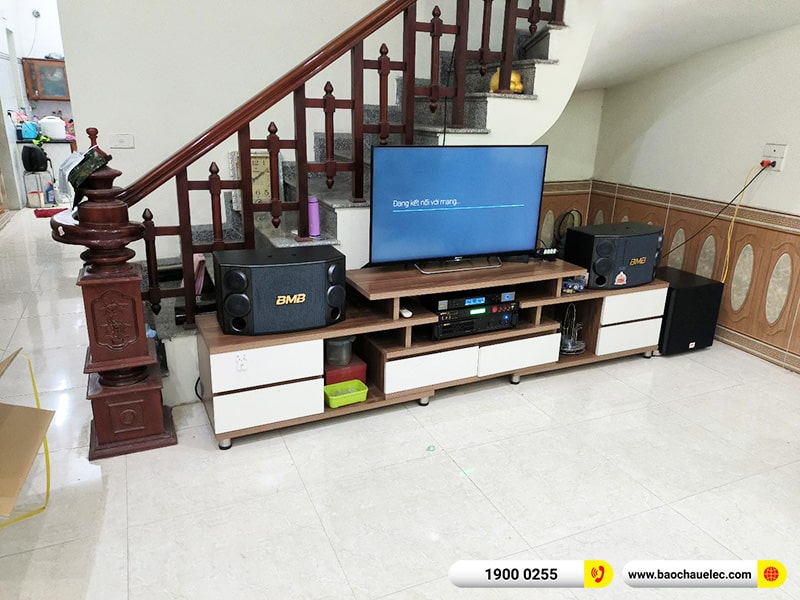 Lắp đặt dàn karaoke trị giá gần 40 triệu cho anh Duy tại Hà Nội (BMB CSD 880SE, VM620A, BPR-5600, SW512B, BIK BJ-U500) 
