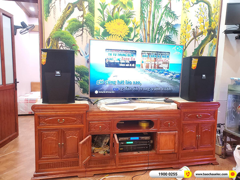 Lắp đặt dàn karaoke JBL hơn 46tr cho anh Học tại Hà Nội (JBL XS12, BIK CA-J802, BKSound KP500, U900 Plus X)