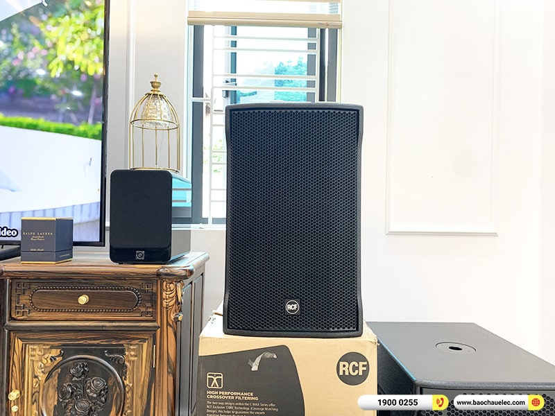 Lắp đặt dàn karaoke RCF hơn 130tr cho anh Hưng tại Hà Nội (RCF CMAX 4112, IPS 2.5K, KX180A, 705ASII, JBL VM300)