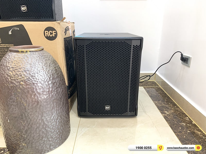 Lắp đặt dàn karaoke RCF hơn 130tr cho anh Hưng tại Hà Nội (RCF CMAX 4112, IPS 2.5K, KX180A, 705ASII, JBL VM300)