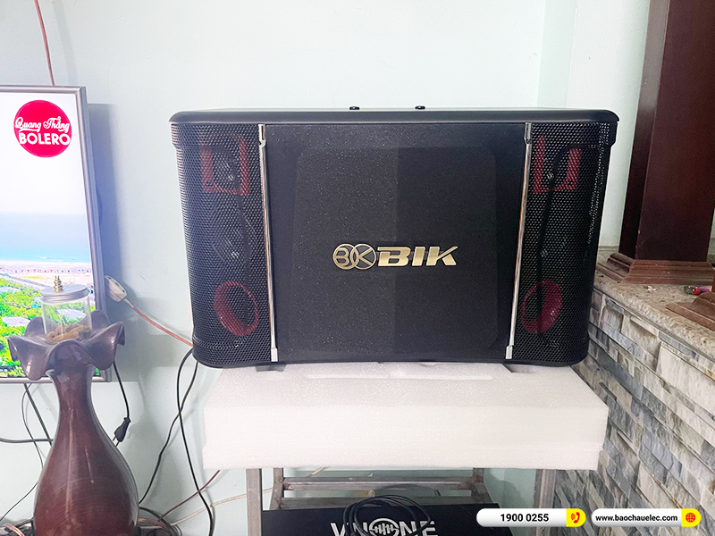 Lắp đặt dàn karaoke trị giá hơn 20 triệu cho anh Lưu tại Hà Nội (BIK BJ-S968, BKSound DKA 8500) 