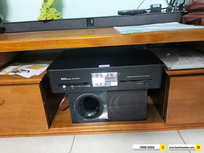Lắp đặt dàn karaoke trị giá hơn 20 triệu cho anh Lưu tại Hà Nội (BIK BJ-S968, BKSound DKA 8500) 