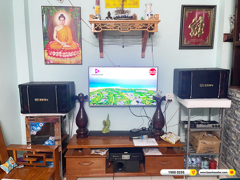 Lắp đặt dàn karaoke trị giá hơn 20 triệu cho anh Lưu tại Hà Nội (BIK BJ-S968, BKSound DKA 8500) 