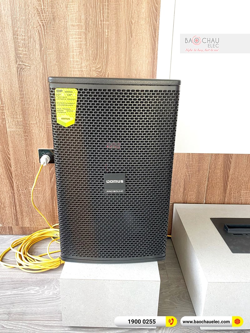 Lắp đặt dàn karaoke trị giá hơn 60 triệu cho anh Quân tại Hà Nội (Domus DP6120 Max, VM620A, BPR-8500, BJ-W25A, 4K Plus 4TB, Màn 22inch, BJ-U550,…)
