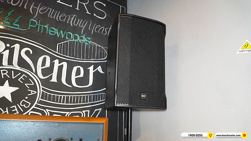 Lắp đặt d&agrave;n &acirc;m thanh trị gi&aacute; gần 200 triệu cho qu&aacute;n Cheers Craft Beer & Steak tại H&agrave; Nội (CMAX 4112, IPS 2.5K, Eon 710, Behringer X32, 705AS II,&hellip;) 