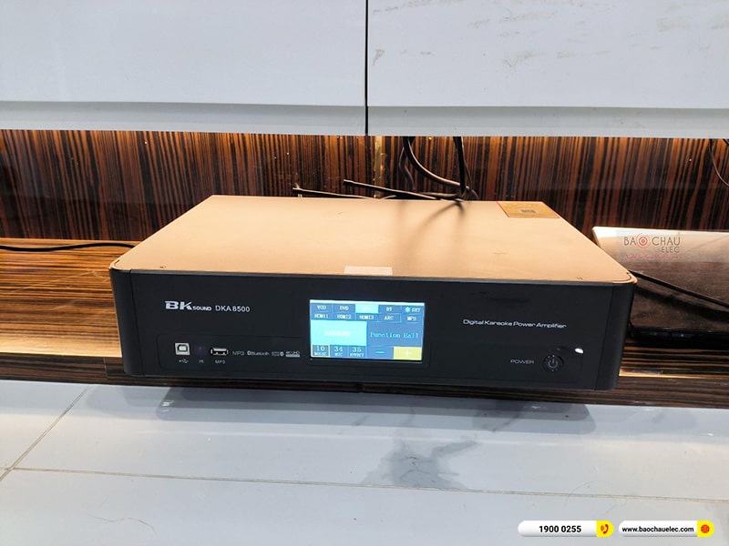 Lắp đặt dàn karaoke trị giá hơn 40 triệu cho anh Dũng tại Hà Nội (JBL MTS10, BKSound DKA 8500, Yamaha NS-SW300)