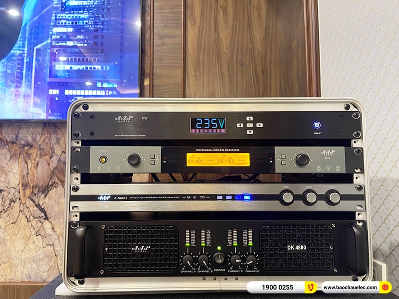 Lắp đặt d&agrave;n karaoke JBL gần 78tr cho C&ocirc;ng ty Kiều Linh Wineplaza tại H&agrave; Nội (JBL KP4012 G2, K1000II, KP6018S, VM300,&hellip;) 