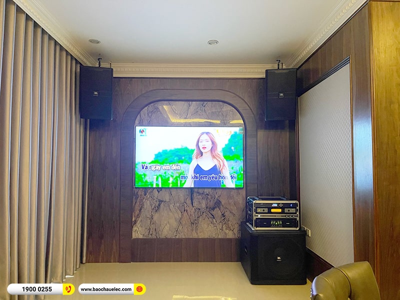 Lắp đặt d&agrave;n karaoke JBL gần 78tr cho C&ocirc;ng ty Kiều Linh Wineplaza tại H&agrave; Nội (JBL KP4012 G2, K1000II, KP6018S, VM300,&hellip;) 