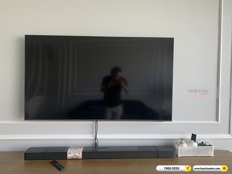Lắp đặt bộ loa Soundbar JBL Bar 9.1 3D cho gia đình anh Ninh tại Hà Nội