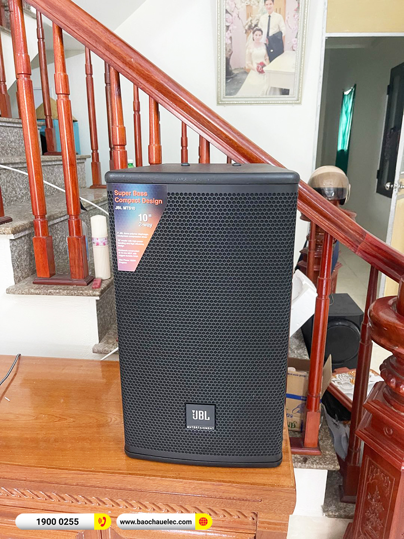 Lắp đặt d&agrave;n karaoke JBL 32tr cho anh Đức tại Hải Dương (JBL MTS10, BKSound DP3600 New, SW512B, U900 Plus X)