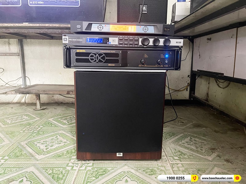 Lắp đặt dàn karaoke trị giá khoảng 60 triệu cho anh Dương tại Hà Nội (JBL MTS12, VM820A, KX180A, JBL A120P, BCE VIP3000) 