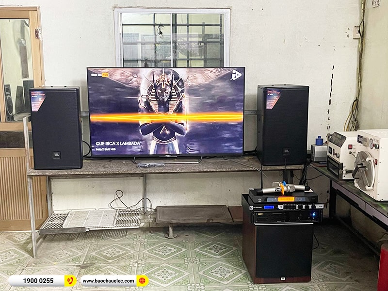 Lắp đặt dàn karaoke trị giá khoảng 60 triệu cho anh Dương tại Hà Nội (JBL MTS12, VM820A, KX180A, JBL A120P, BCE VIP3000) 