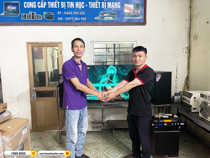 Lắp đặt dàn karaoke trị giá khoảng 60 triệu cho anh Dương tại Hà Nội (JBL MTS12, VM820A, KX180A, JBL A120P, BCE VIP3000) 