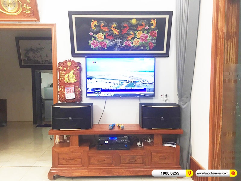 Lắp đặt dàn karaoke JBl 28tr cho anh Hiếu tại Hà Nội (JBL Pasion 12, VM620A, DSP-9000 Plus, U900 Plus X) 