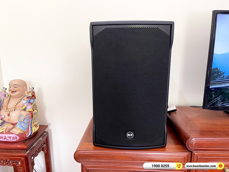 Lắp đặt dàn karaoke RCF 64tr cho anh Thuận tại Hà Nội (RCF EMAX 3112 MK2, BPA-8200, KX180A, BJ-W25A, S290D)
