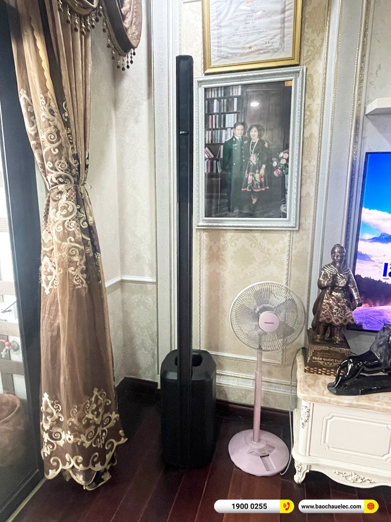 Lắp đặt dàn karaoke, loa Bose di động trị giá hơn 60 triệu cho chú Thụy tại Hà Nội (Bose L1 Pro8, KSP50,BMB WB5000) 