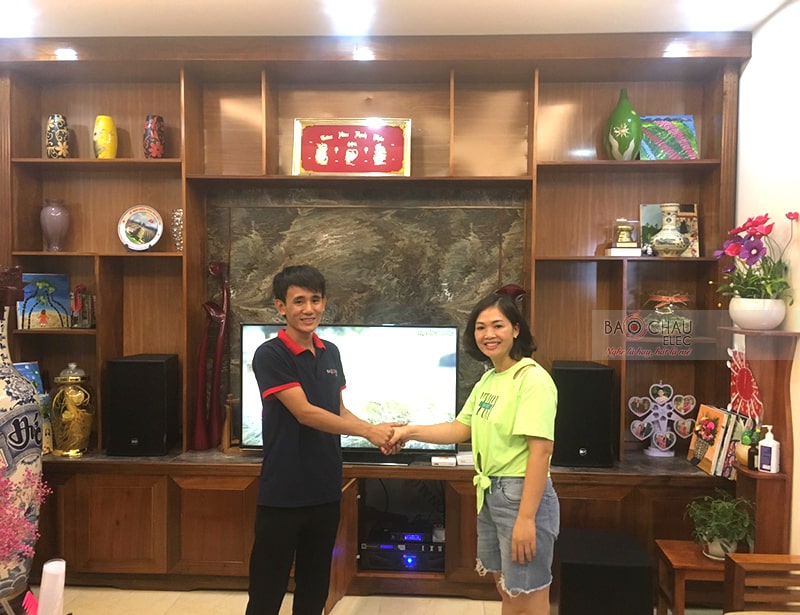 Dàn karaoke cao cấp gia đình chị Mỹ h6