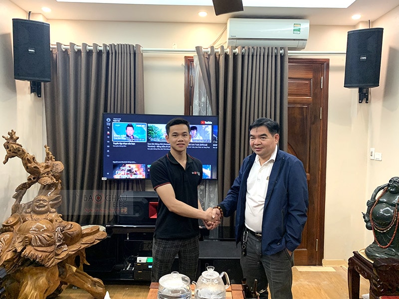 Dàn âm thanh gia đình chị Hương ở Tân Triều h8