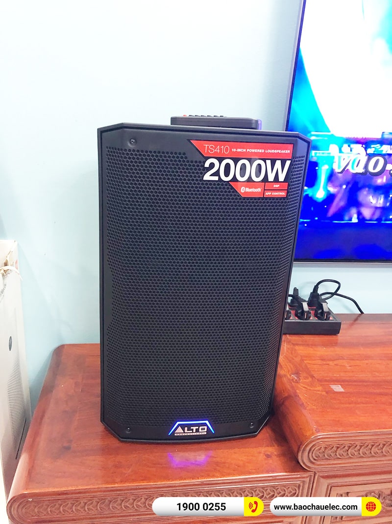Lắp đặt dàn karaoke trị giá hơn 30 triệu cho anh Hưng tại Hà Nội (Alto TS410, BKSound DSP-9000 Plus, TX212S, U900 Plus X) 