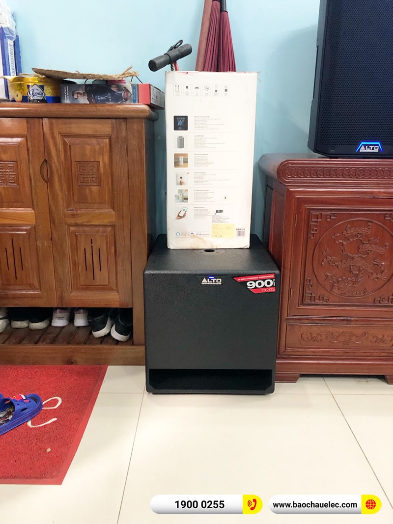 Lắp đặt dàn karaoke trị giá hơn 30 triệu cho anh Hưng tại Hà Nội (Alto TS410, BKSound DSP-9000 Plus, TX212S, U900 Plus X) 