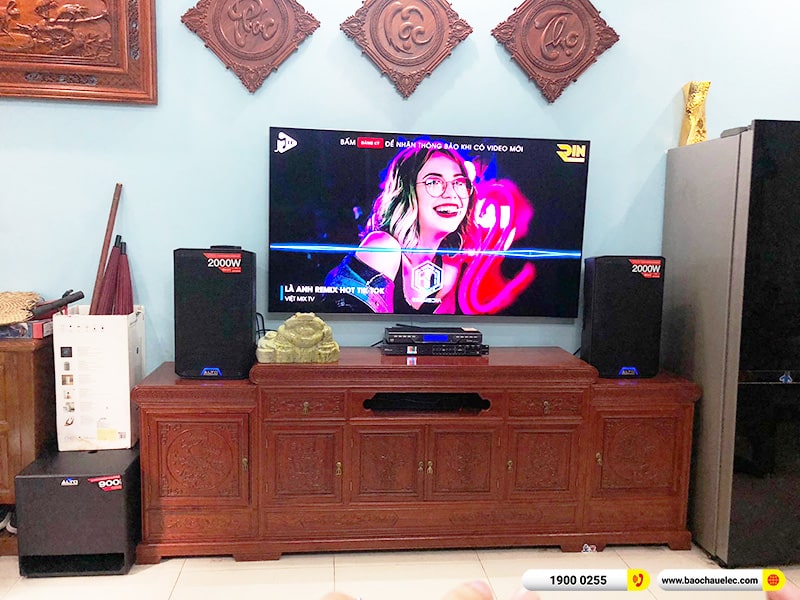 Lắp đặt dàn karaoke trị giá hơn 30 triệu cho anh Hưng tại Hà Nội (Alto TS410, BKSound DSP-9000 Plus, TX212S, U900 Plus X) 