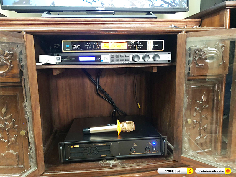 Lắp đặt dàn karaoke trị giá hơn 50 triệu cho anh Khoa tại Hà Nội (JBL XS10, VM620A, KX180A, JBL A120P, UGX12 Gold)