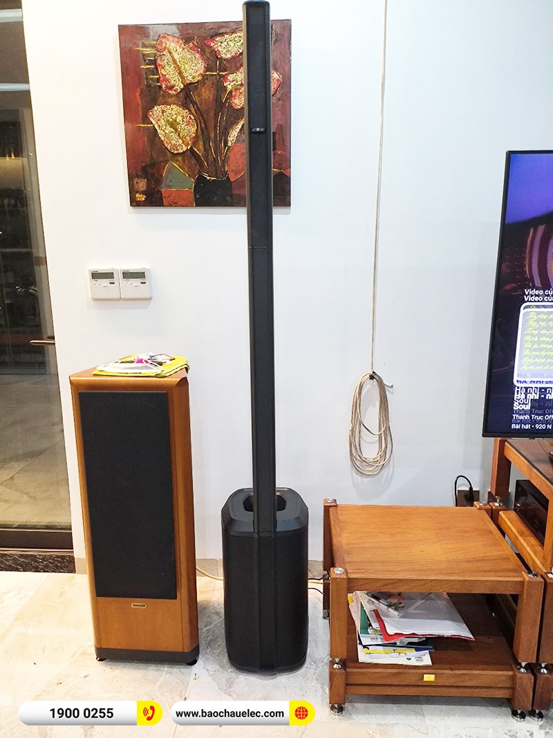 Lắp đặt dàn karaoke, loa Bose di động trị giá hơn 90 triệu cho anh Phương tại Hà Nội (Bose L1 Pro8, KX180A, JBL VM200)