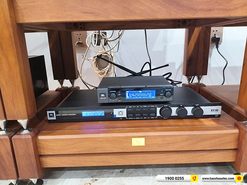 Lắp đặt dàn karaoke, loa Bose di động trị giá hơn 90 triệu cho anh Phương tại Hà Nội (Bose L1 Pro8, KX180A, JBL VM200)