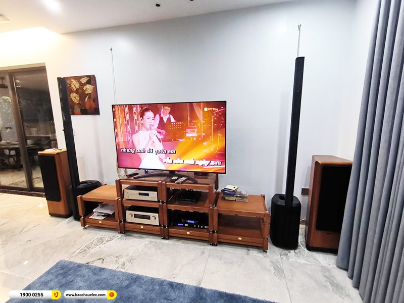 Lắp đặt d&agrave;n karaoke, loa Bose di động trị gi&aacute; hơn 90 triệu cho anh Phương tại H&agrave; Nội (Bose L1 Pro8, KX180A, JBL VM200) 