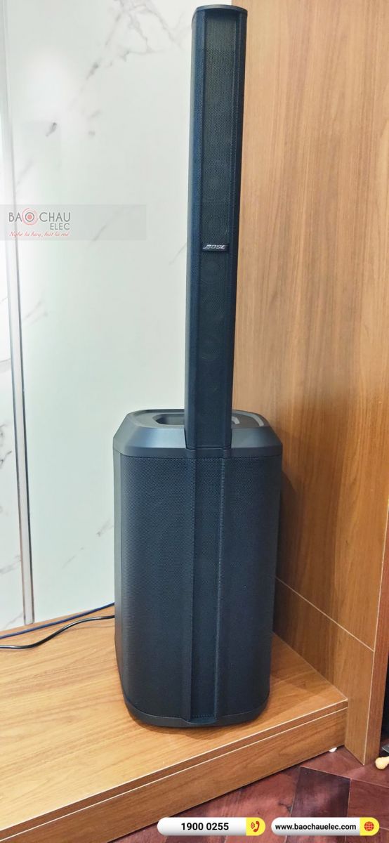 Lắp đặt dàn karaoke, loa Bose di động trị giá khoảng 130 triệu cho anh Sơn tại Hà Nội (Bose L1 Pro8, Mixer Bose T8S, VM300, K-Plus 6TB, Màn 22 inch)