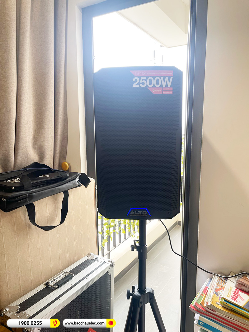 Lắp đặt dàn âm thanh trị giá hơn 40 triệu cho khách hàng tại Hà Nội (Alto TS412, Alto TS310, Yamaha MG12XU)