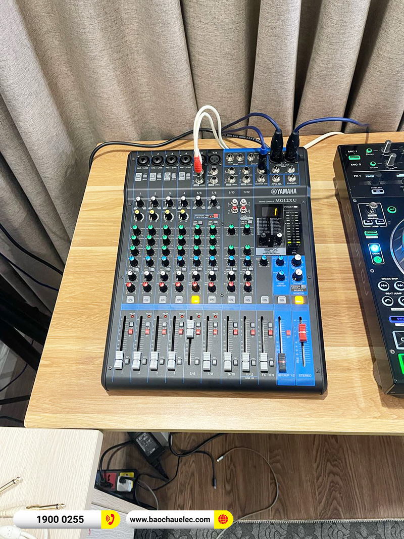 Lắp đặt dàn âm thanh trị giá hơn 40 triệu cho khách hàng tại Hà Nội (Alto TS412, Alto TS310, Yamaha MG12XU)