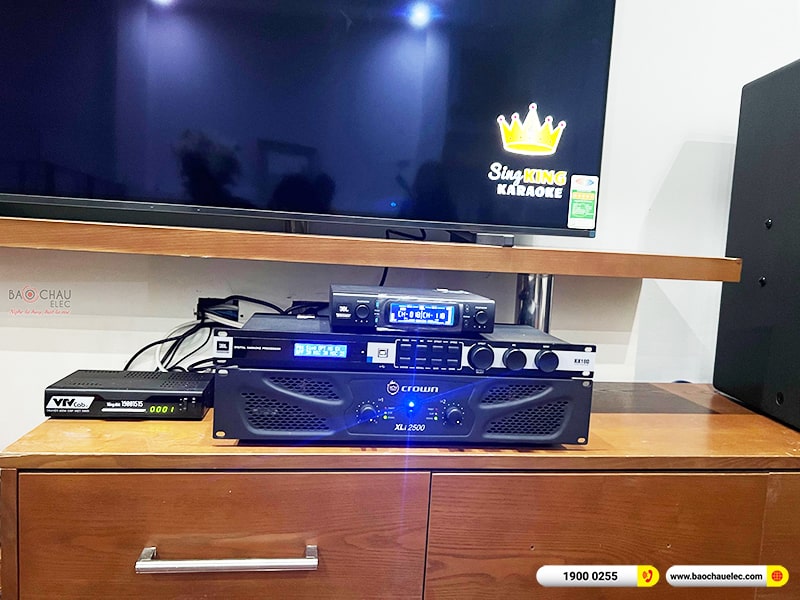 dàn karaoke gia đình anh Tuấn