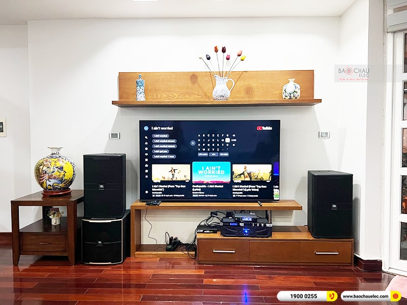 dàn karaoke gia đình anh Tuấn