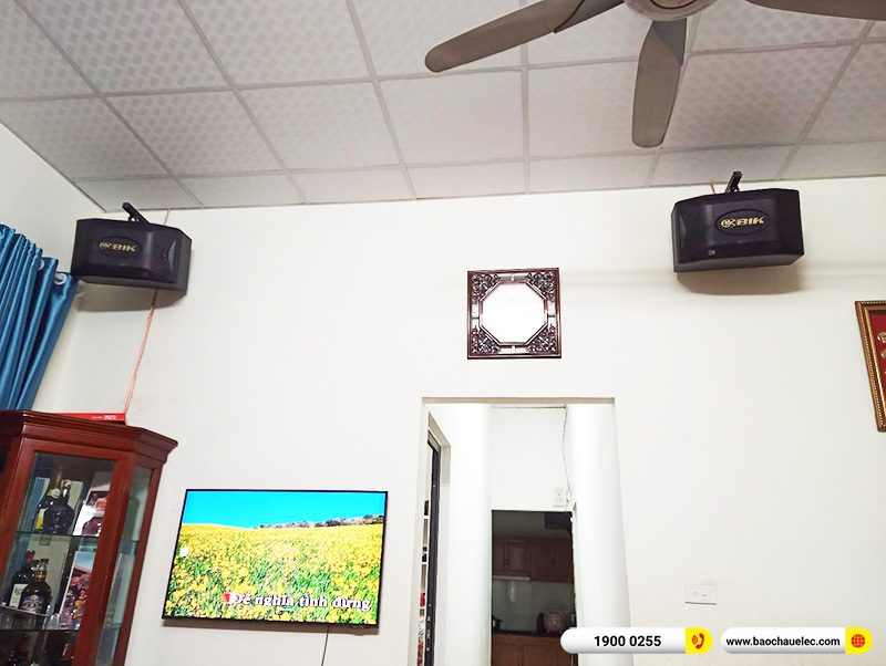 Lắp đặt dàn karaoke trị giá khoảng 20 triệu cho chị Liễu tại Hà Nội (Bik BQ-S63, BKSound DKA 5500)