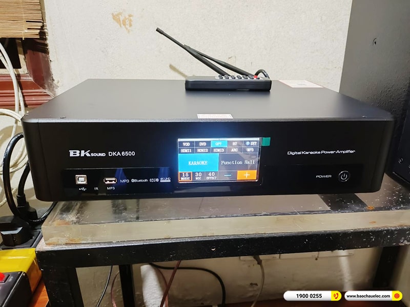 Lắp đặt dàn âm thanh trị giá hơn 20 triệu cho chú Chỉnh tại Hà Nội (Alto AT1000II, BKSound DKA 6500, BJ-W25AV)