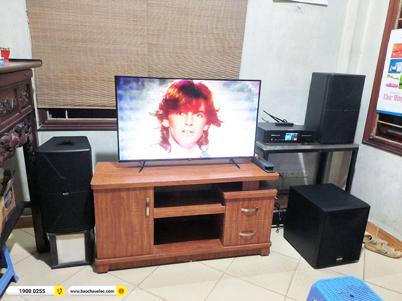 Lắp đặt dàn âm thanh trị giá hơn 20 triệu cho chú Chỉnh tại Hà Nội (Alto AT1000II, BKSound DKA 6500, BJ-W25AV)